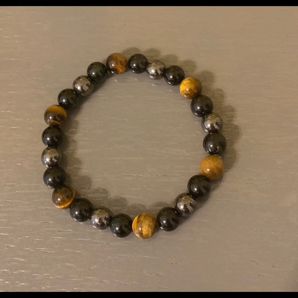 3 Magnetic Healing Stone Bracelets - Picture 1 of 1